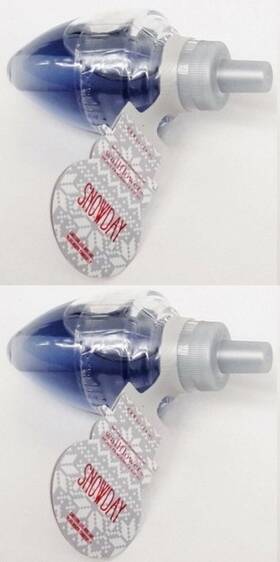 Bath & Body Works 667533898247 2x24ml. And Snowday Wallflowers Scented Oil Bulb Refills