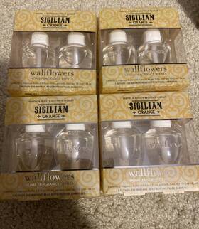 Bath & Body Works 667534897386 4x And Wallflower Refill Sicilian Orange 2 Per Package