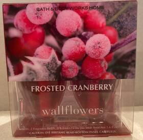 Bath & Body Works 667539053497 Bath&body Frosted Cranberry Wallflowers Fragrance Plug In Refill Set Of 2
