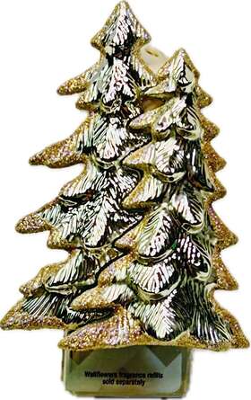 Bath & Body Works 667539422224 And Wallflower Plug In Diffuser Glittery Silver Winter Tree Xmas