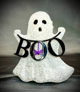 Bath & Body Works 667541931226 Ghost Boo Halloween Nightlight Wallflower Plug In Light And