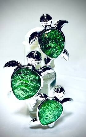 Bath & Body Works 667542920496 New Green Sea Turtle Trio Wallflower Plug In And Turtles Unlit