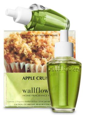 Bath & Body Works 667544573836 And Wallflowers Home Fragrance Refills Apple Crumble 2 Pack
