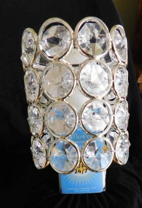 Bath & Body Works 667544826802 And Circle Gem Night Light Up Wallflower Fragrance Plug In Holder