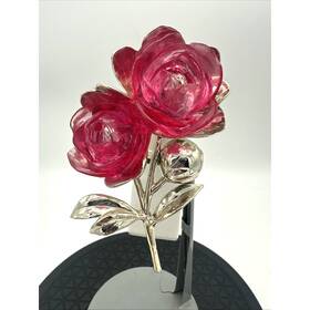 Bath & Body Works 667545279706 Rare Magenta Flower Wallflower Plug In Nightlight And Pink Silver