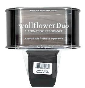 Bath & Body Works 667545521751 Brushed Stainless Scent Switching Wallflower Duo Plug In And Light