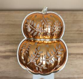 Bath & Body Works 667546388421 Wallflower Stacked Pumpkins Leaves Nightlight Plugin Fall