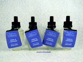 Bath & Body Works 667549370102 And Linen Lavender Wallflowers Refill Bulbs X 4 - New