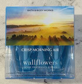 Bath & Body Works 667550553969 And Crisp Morning Air Wallflowers 2-pack Refill Enhanced