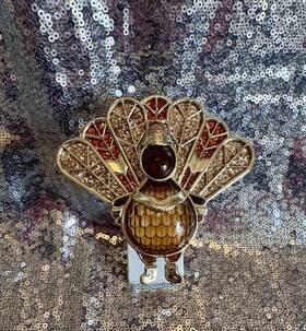 Bath & Body Works 667550763351 Rare Sparkling Amber Copper Turkey Wallflower Plug-in And Unlit