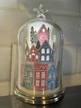 Bath & Body Works 667551014490 And Holiday Village Cloche Nightlight Wallflowers Fragrance Plug