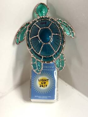 Bath & Body Works 667551711467 And Green Sea Turtle Wallflower Night Light Up Plug In Diffuser