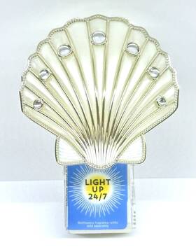 Bath & Body Works 667552109904 And Wallflowers Studded Scallop Shell Fragrance Plugin Nightlight