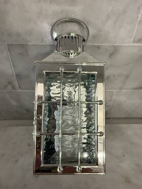 Bath & Body Works 667552193798 And Lantern With Candle Plug In Nightlight Diffuser Silver Holiday