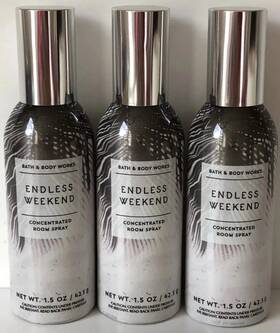Bath & Body Works 667552237294 And Endless Weekend Concentrated Room Spray Set Of 3