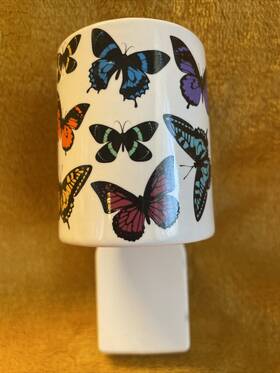 Bath & Body Works 667552272653 And Ceramic Butterfly Wallflowers Home Fragrance Plug