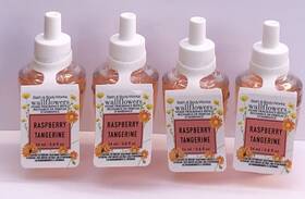 Bath & Body Works 667552307171 4-pack And Raspberry Tangerine Wallflower Refills New