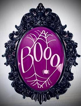 Bath & Body Works 667552953194 Halloween Boo Frame Mirror Nightlight Wallflower Plug In And Lknew