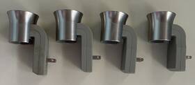 Bath & Body Works 667552981340 Wallflower Diffuser Plug In Silver Metallic Lot Of 4
