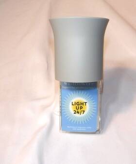 Bath & Body Works 667553048493 And Solid Grey Wallflowers Plugin Scent Control Nightlight New