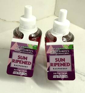Bath & Body Works 667553292032 2 And Wallflower Home Fragrance Refill Bulb Sun Ripened Raspberry
