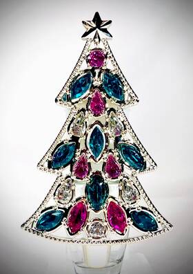 Bath & Body Works 667553590992 Gem Christmas Tree Wallflower Diffuser Nightlight And Plug In