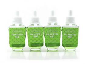 Bath & Body Works 667553709912 4 And Eucalyptus Mint Wallflower Fragrance Refill Bulbs 0.8oz Each