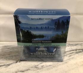 Bath & Body Works 667553877819 2 Wallflowers Fragrance Refill .8 Fl Oz Ea Flannel
