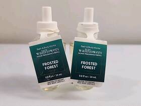 Bath & Body Works 667553984319 And White Barn Wallflowers Frosted Forest Refill Home Fragrance X2