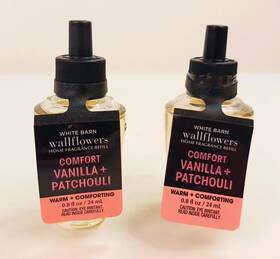 Bath & Body Works 667554122475 2 Vanilla Patchouli And Wallflowers Fragrance Refill Bulbs New