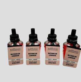 Bath & Body Works 667554129368 4 Pack And Watermelon Lemonade Wallflowers Fragrance New
