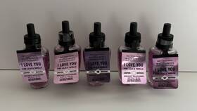 Bath & Body Works 667554188655 5 And Wallflower Refill Bulbs Pink Lilac Vanilla I Love You