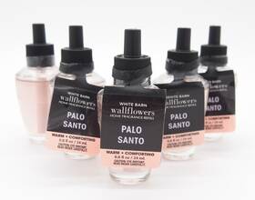 Bath & Body Works 667554189805 5 And Palo Santo Amber Musk Wallflower Refill Bulb 0.8oz Lot New