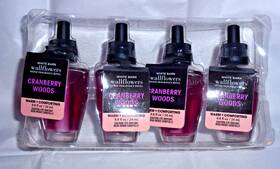 Bath & Body Works 667554959088 And Cranberry Woods Wallflower Refills X 4 Bulbs- All New/sealed