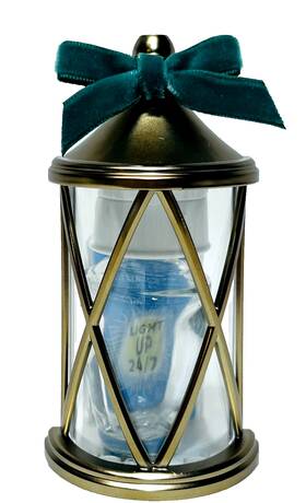 Bath & Body Works 667554975354 New Brass Lantern Changeable Ribbon Wallflower Nightlight And Plug