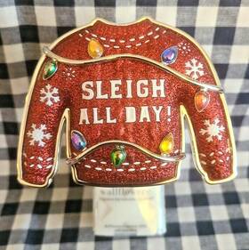 Bath & Body Works 667554981010 New Holiday Sweater Sleigh All Day Wallflower Plug-in And