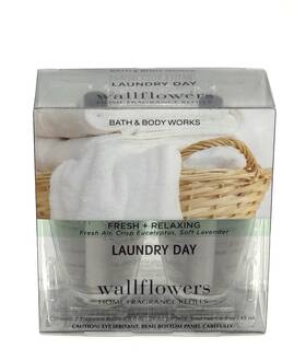 Bath & Body Works 667554984608 And Wallflower Refills Laundry Day Set Of 2