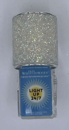 Bath & Body Works 667555051873 And Wallflowers Plug In Light Up 24/7 Glitter Sparkles New