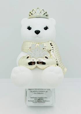 Bath & Body Works 667555238045 And Royal Polar Bear With Crown Wallflowers Fragrance Plug In