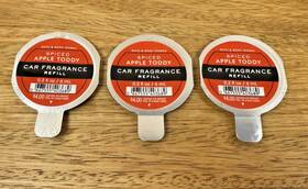 Bath & Body Works 667555403689 X3 And Red Spiced Apple Toddy Car Scentportable Refill New 0.2oz