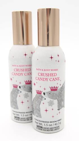Bath & Body Works 667555513326 2 And Crushed Candy Cane Concentrated Room Spray 1.5oz New