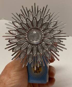 Bath & Body Works 667555786140 And Starburst Snowflake Wallflower Plug Light Up 24/7