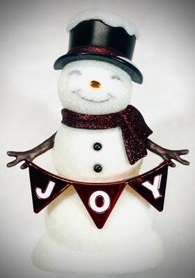 Bath & Body Works 667555788069 Joyful Snowman Christmas Wallflower Nightlight Joy And Plug In