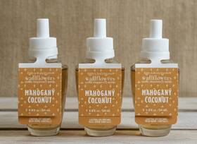 Bath & Body Works 667555887564 3 And Mahogany Coconut Wallflowers Plug-in Refill Bulb New