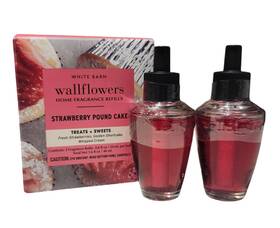 Bath & Body Works 667555905145 2 New And Strawberry Pound Cake Wallflower Refill Bulbs