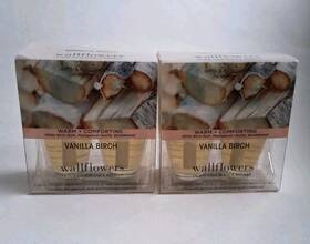 Bath & Body Works 667555966108 And Wallflowers Vanilla Birch Refill Bulbs X4 Warm Sandalwood
