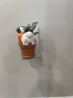 Bath & Body Works 667556056075 And Easter Bunny Butt Wallflower Plug In Diffuser Pot Planter