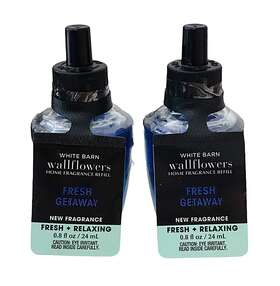 Bath & Body Works 667556229899 And Fresh Getaway Wallflowers Fragrance Bulbs X 2