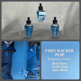 Bath & Body Works 667556996777 And Firecracker Pop Wallflowers Fragrance Refill Bulbs 3x Bundle