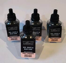 Bath & Body Works 667557073316 4x And Red White Blue Cake Wallflowers